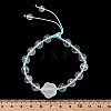 Adjustable Natural Mixed Gemstone Beads Braided Bead Bracelets for Women BJEW-L713-A-6