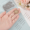 120Pcs 304 Stainless Steel Curb Chains Extender STAS-UN0059-36P-4