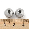 Brass Textured Beads KK-P258-05B-P-3