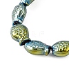 Electroplate Glass Beads Strands EGLA-V001-01I-3