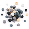 150Pcs 15 Styles Silicone Beads SIL-TA0001-30-12
