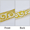 Embroidery Polyester Ribbons OCOR-WH0077-98D-6