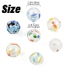 7Pcs 7 Colors Transparent Glass Beads GLAA-YW0005-59-3
