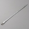 Blank PU Leather Cord Bracelet with Alloy Clasps AJEW-TAC0041-01B-11-1