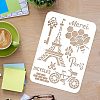 Large Plastic Reusable Drawing Painting Stencils Templates DIY-WH0202-034-3