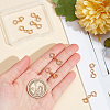 Brass Double Spring Ring Clasps FIND-AB00055-4