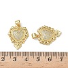 Brass Micro Pave Cubic Zirconia Pendants KK-L243-14G-02-3