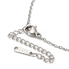 304 Stainless Steel Pendant Necklaces NJEW-H010-02P-3