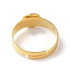 Adjustable 304 Stainless Steel Finger Rings Components LS-STAS-F149-21G-A-3