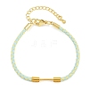 Braided Steel Wire Bracelet Making KK-CBA6056-03A-G-1