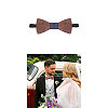 1Pc Wood Bow Ties for Bridegroom AJEW-CA0004-59B-7