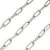 Titanium Steel Oval Paperclip Chains CHS-G040-01A-P-1