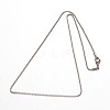 304 Stainless Steel Box Chain Necklaces NJEW-M124-10P-2