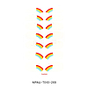 Rainbow Full Cover Nail Wraps Stickers MRMJ-T040-268-1