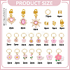 60Pcs 22 Styles Aluminum & Iron Hair Clip HJEW-DR00304-2
