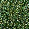 Round Transparent Colors Rainbow Glass Seed Beads X-SEED-A007-2mm-167-3