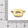 304 Stainless Steel Rhinestone Connector Charms STAS-M092-09G-4