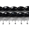 Natural Black Onyx(Dyed & Heated) Beads Strands G-P520-C06-01-5