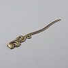 Tibetan Style Zinc Alloy Bookmark Findings AJEW-WH0413-61-2