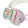 Summer Fish Resin Telephone Line Wire Elastic Hair Ties LS-AJEW-U004-02B-2