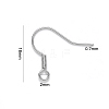 Tarnish Resistant 304 Stainless Steel Earring Hooks LS-STAS-S111-002-3