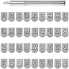 Letter & Number Alloy Leather Stamping Tool Sets TOOL-WH20012-002B-6