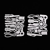 Hair Styling Tool Carbon Steel Cutting Dies Stencils DIY-A008-15-2