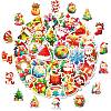 50Pcs Christmas Theme Cartoon Paper Stickers DIY-P085-09-3