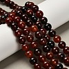 Dyed Natural Agate Beads Strands G-G203-10A-10mm-1