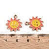 DREW Smiley Face DIY Accessories Alloy Dripping Accessories Pendant ENAM-E360-02G-04-3