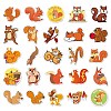 Autumn Theme PVC Adhesive Stickers STIC-PW0001-222-4