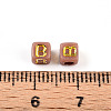 Plating Acrylic Beads OACR-N140-01B-B-3