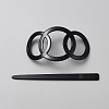 Cellulose Acetate(Resin) Hair Forks OHAR-WH0011-51A-1
