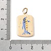 Printing 304 Stainless Steel Pendants STAS-K304-13F-G-3