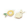 Alloy Enamel Pendants ENAM-T024-32C-G-2