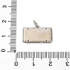 Brass Micro Pave Cubic Zirconia Pendants KK-P308-36P-3