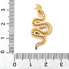 Brass Micro Pave Cubic Zirconia Enamel Pendants KK-D354-05G-A-3