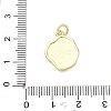 Brass Enamel Pendants KK-CBA3F25-09G-04-3