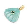 Natural Amazonite Carved Pendants G-G330-02G-07-2