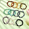 12Pcs 12 Styles Mixed Gemstone Chip Beaded Stretch Bracelet Sets BJEW-JB10913-2