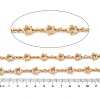 Alloy Flower Link Chains LCHA-L002-03G-2
