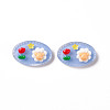 Transparent Resin Cabochons RESI-H140-07-2