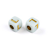 Plating Acrylic Beads OACR-N140-01C-L-2