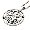 Non-Tarnish 201 Stainless Steel Pendant Necklaces NJEW-H030-01P-1