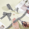 20Yards Polyester Stripe Pattern Ribbon OCOR-PH0036-33B-3