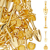80Pcs 4 Style Alloy Charms FIND-BBC0004-24-6