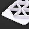 3 Sizes Triangle Food Grade Plastic Cookie Cutters Sets DIY-L057-06-4