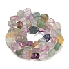 Natural Colorful Fluorite Beads Strands G-P497-01E-10-3