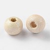 Round Unfinished Wood Beads X-WOOD-Q017-6mm-06-LF-1