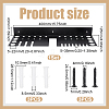 Iron Wall Mounted Tool Organizer Holder ODIS-WH0043-203-3